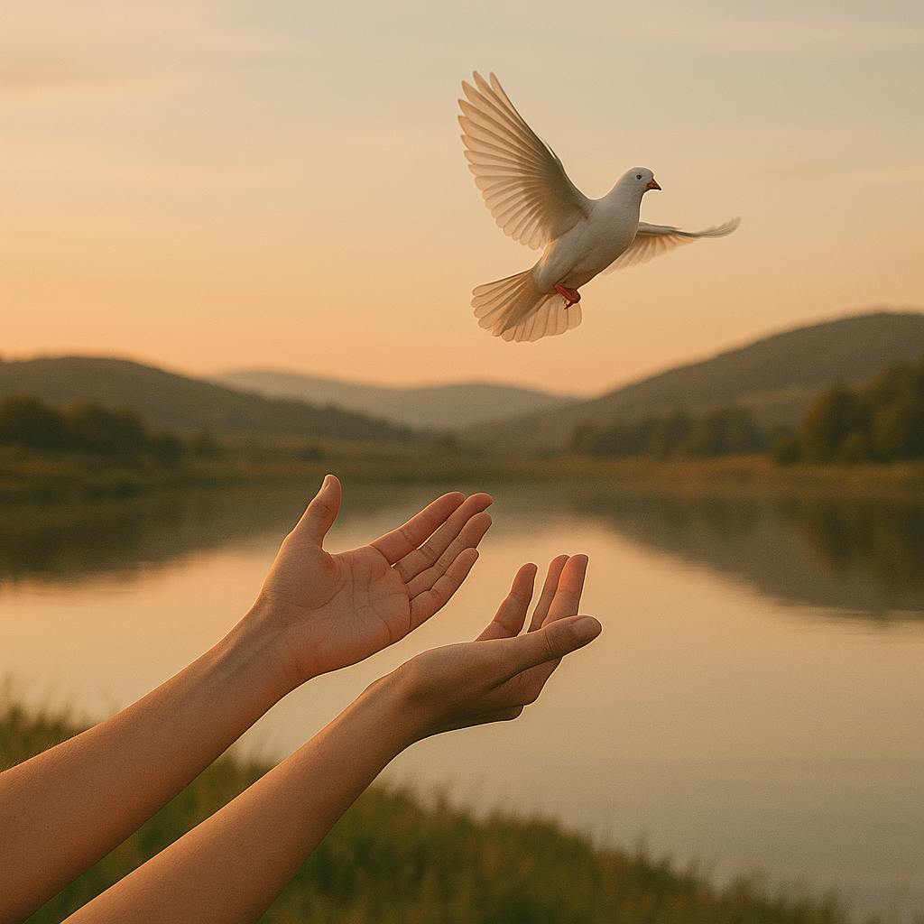 Concept of releasing guilt associated with setting boundaries.